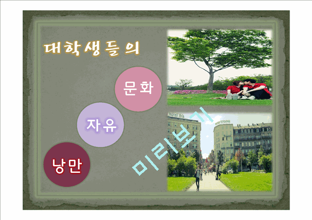 [사회과학][문화와 콘텐츠] 대학생 공익광고 기획안.ppt